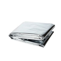 5PCS 130*210MM PET Outdoor Camping Portable Life-saving Emergency Insulation Blanket Silver Emergency Blanket Survival Blanket
