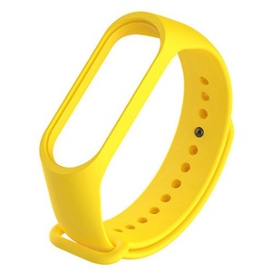 5X Replacement Strap Silicon Watch Band for Xiaomi Mi Band 3/4 Smart Bracelet - Yellow