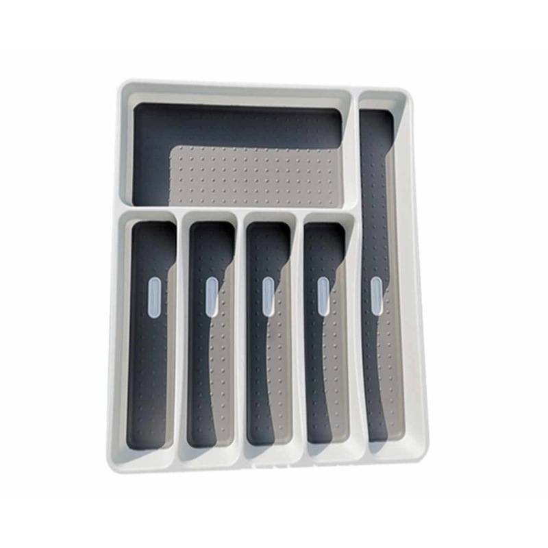 Buy 6 Compartment Cutlery Organiser Kitchen Drawer Spoon Tray Insert