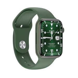 Ai7 Pro LCD Full Screen Touch + Rotary Button Bluetooth Smart Couple Watch Heart Rate Blood Oxygen Blood Pressure Detection - Green