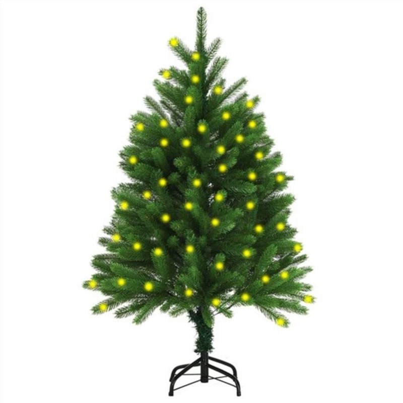 Buy Artificial Christmas Tree with LEDs 120 cm Green MyDeal