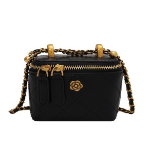 B07 Black Outdoor Diamond Chain Bag Shoulder Handbags Messenger Bag Women