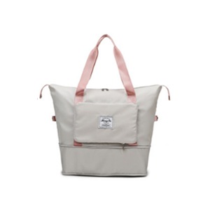 B10 Gray Dry and Wet Separation Training Sports Bag Leisure Travel Bag Han Qing Can Fold One-shoulder Travel Bag Swimming Gym Bag