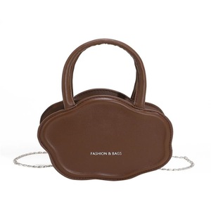 B17 Brown Cosmetic Handbag One Shoulder Messenger Cloud Bag Women
