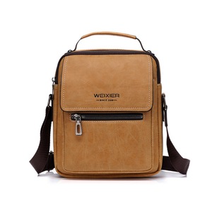B19 Diagonal Backpack Vertical Handbag Crossbody Bag Single Shoulder Bag for Men