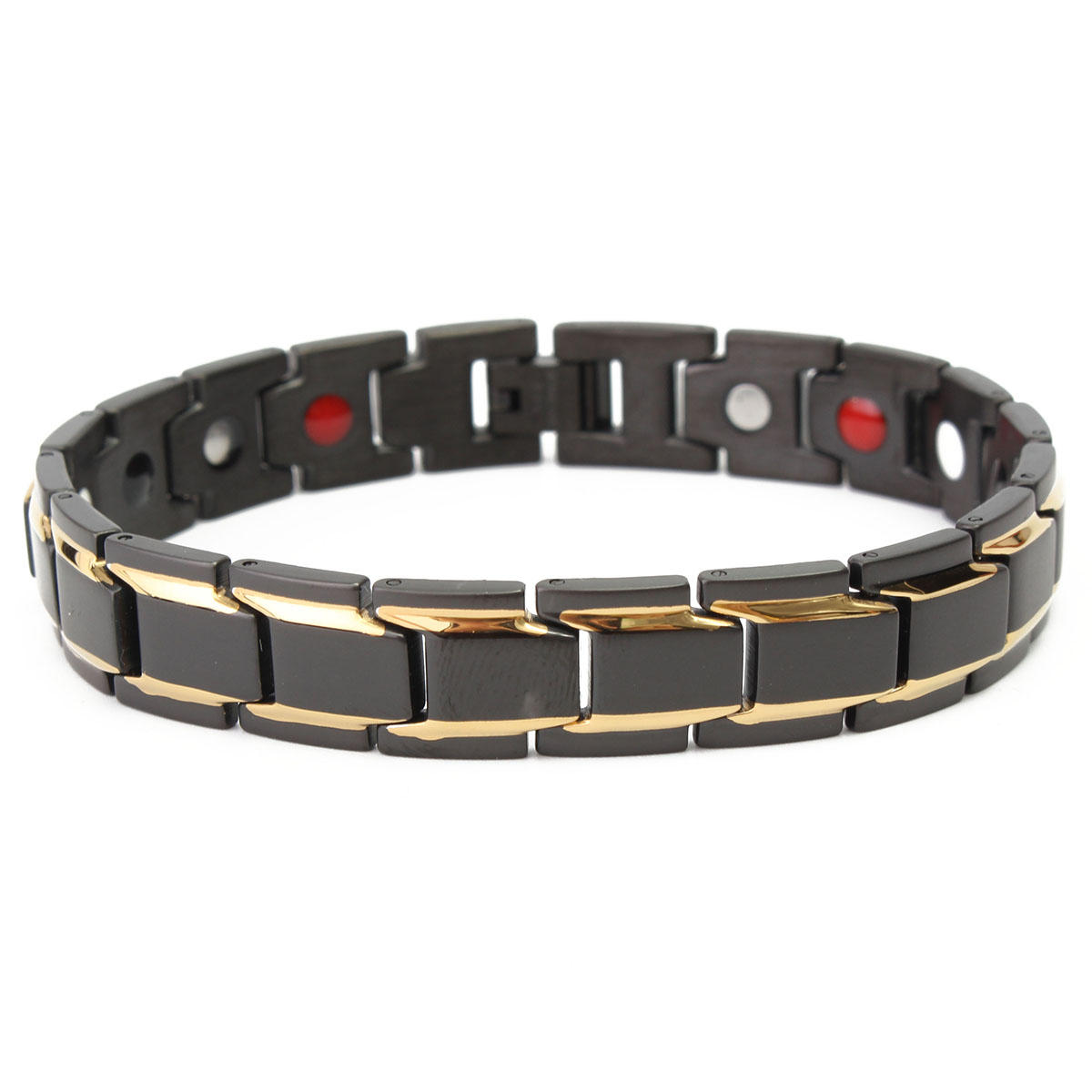 Black Titanium Health Magnetic Bracelet Jewelry for Men