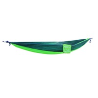 C113 Outdoor Anti-rollover Green Hammock Travel and Leisure Hammock Bedroom Swing with Travel Bag for Outdoor Activity Hiking