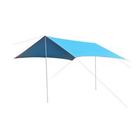 C146 Canopy Anti-ultraviolet and Rainproof Awning Outdoor Camping Tent Ultralight Canopy Pergola for Backpacking Hiking Traveling