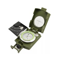 C183 High-precision Compass Multi-function Belt Gradient Meter Military Green Compass Compass Outdoor Camping Gear Equipment