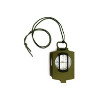 C189 Wilderness Survival Compass Folding Multifunctional Hand-held Luminous Compass with Lanyard Camping Gear Equipment