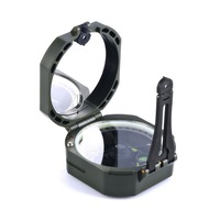 C191 High-precision Guide Plate Earthquake-proof Geological Compass Outdoor Slope Meter with Level Meter Camping Gear Equipment