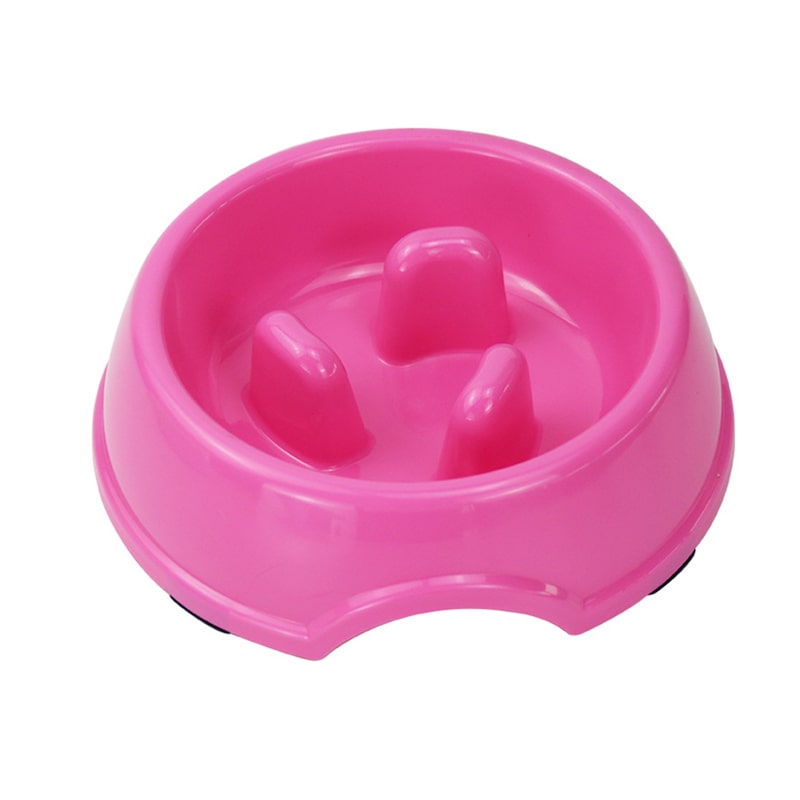 Buy 2pcs Pet Dog Bowls Puppy Dog Food Water Feeder Bowls Slow Eating ...