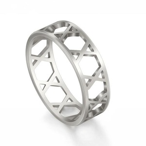 Stainless Steel Couple Rings Silver Color Supernatural Cross Ring Engagement Wedding Gift Fashion Jewelry - 10 # silver color