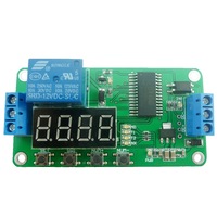 DC 12V Delay Relay Time Switch Turn on/off PLC Module