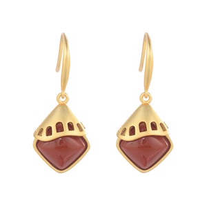 E101 Hat Earrings Creative Studs Design Sense Women Ear Jewelry
