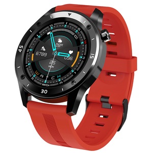 F22 Smart Band Blood Pressure Heart Rate Mens Smart Wristband IP68 Waterproof Reloj Hombre Mode Sports Fitness Watch - Red