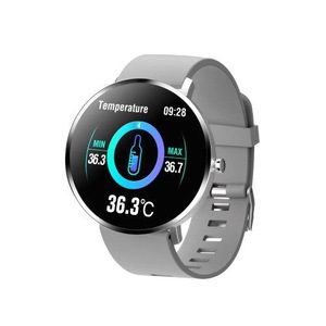 F25T Smart Watch Mens Full Touch Screen Sports Fitness Watch IP67 Waterproof Bluetooth for Android/IOS - Gray - Gray