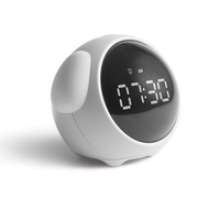 F36 Normal Version Creative Cartoon Small Alarm Clock Bedroom Dormitory Smart Bedside Led Lamp Charging Electronic Digital Clock