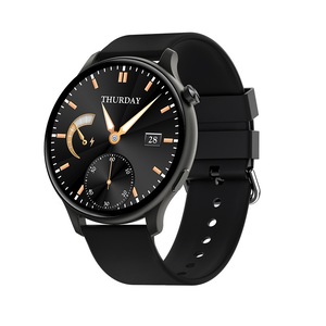 Fashion Bluetooth Call Women Smart Watch Full Screen Touch Waterproof Smart Bracelet Heart Rate Monitor Lady Smartwatch - Black
