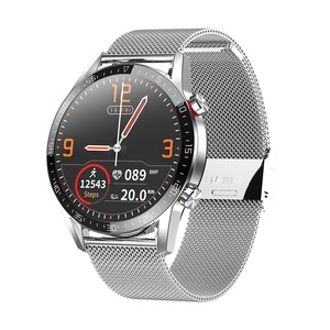For Phone Xiaomi Android IOS Reloj Inteligente Hombre Smartwatch Men Android IP68 Smartwatch Answer Call Smart Watch Man - Silver Steel