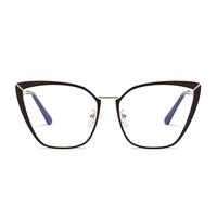 G46 Outdoor Anti-blue Light Sunglasses Smart Photosensitive Tea Frame Color-changing Lens Flat Glasses for Women and Men