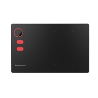 Graphic Drawing Tablet with Roller Key Large Active Area Digital Tablet Support Android Phone - Black