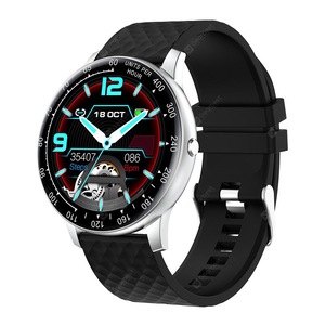 H30 Smart Watch Heart Rate Blood Pressure Oxygen Detection Female Physiological Cycle Message Push Sleep Smartwatch - Natural Black