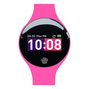 H8 Smart Wristband Watch Male And Female Students Fashion Sports Meter Korean Simple Lovers Watch - Pink