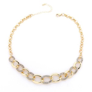 ins women Jewelry Choker Necklace Fashion Classic Necklace Metallic Sparkle Jewelry Gold / Silver / Champagne for Daily Ceremony - Gold