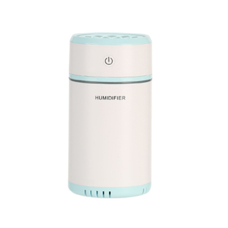 JunChang Household Mute Drawable Humidifier Air Atomizer Pull Night Light Suitable for Car Office Desk Bedroom-Blue