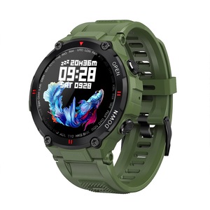 K22 Smart Watch Men Sport Fitness Bluetooth Call Multifunction Music Control Alarm Clock Reminder Smartwatch For Phone - green