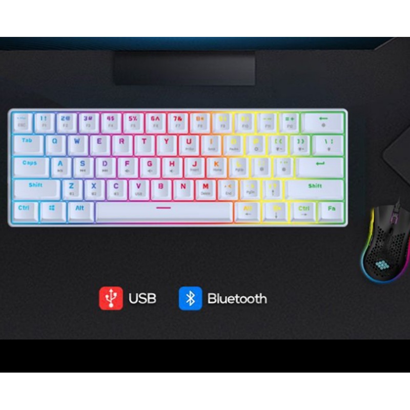 Buy K23 Bluetooth Mechanical Keyboard S61 Key Wired Bluetooth Dualmode