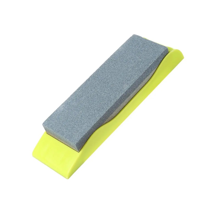 Buy Knife Sharpening Stone Sharpener with Base Green MyDeal