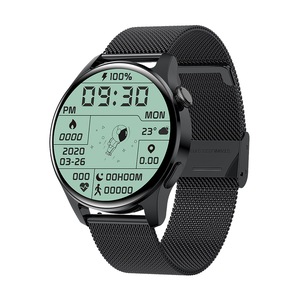 Bluetooth Call Smart Watch Men Full Touch Sport Fitness Watches Waterproof Heart Rate Steel Band Smartwatch Android iOS - Mesh belt black