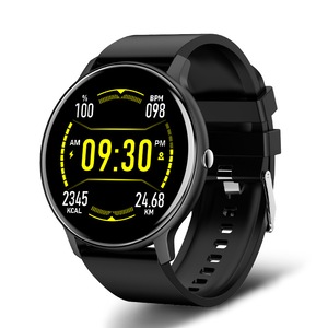 Smart Watch Men Full Touch Screen Sport Fitness Watch IP67 Waterproof Bluetooth Smartwatch Men For Xiaomi Huawei - Black
