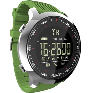 MK18 Bluetooth Smart Watch Men Life Waterproof Pedometer Message Reminder Outdoor Sports smartwatch for ios Android - Green