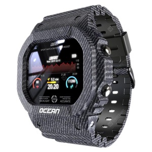Smart Watch Men Fitness Tracker Blood Pressure Message Push Heart Rate Monitor Clock Smartwatch Women For Android - Denim Blue