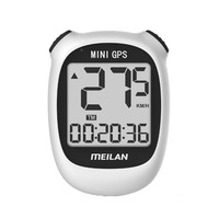 Meilan M3 GPS Bike Computer Bicycle GPS Speedometer Speed Altitude DST Ride Time Wireless Waterproof Cycling Computer - M3 White