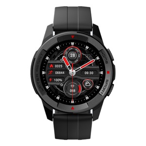 Mibro X1 Smart Watch 5ATM Waterproof Smartwatch Men Women Android IOS Fitness Sport Watch Heart Rate Monitor Blood Oxygen - Black