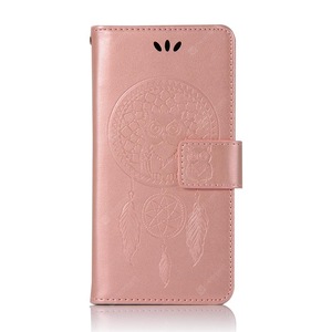 Fashion Wallet Cover For Xiaomi Redmi 4X Phone Bag With Stand PU Extravagant Vintage Flip Leather Case - Rose Gold