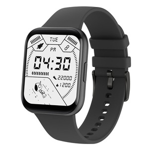 P25 Smart Fitness Pedometer Health Heart Rate Sleep Tracker IP67 Waterproof Mens Ladies Sports Watch for iphone Android IOS - Black