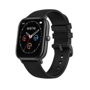 P8 1.4 inch Smart Watch Men Full Touch Fitness Tracker Blood Pressure Smart Clock Women GTS Smartwatch for Xiaomi - Black