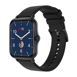 P8 Plus 1.69 inch Smart Watch Mens Full Touch Fitness Tracker IP67 waterproof Women GTS 2 Smartwatch for Xiaomi phone - Black