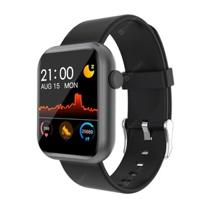 R3L Smart Watch Men Woman Full Smartwatch Built-in game IP67 waterproof Heart Rate Sleep Monitor For iOS Android phone - Black