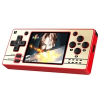 Powkiddy Q20 Mini Handheld Video Game Consoles Open Source Retro 2.4 Inch IPS Screen PS1 Game Player 16GB - Red