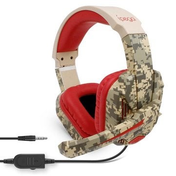 r005 3.5mm Wired Control Gaming Headset Stereo High Sensitive Noise Reduction Game Headphone with Mic