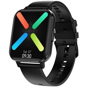 1.78 inch Full Touch Screen Bluetooth Calling DTX Smartwatch Men IP68 Waterproof Sports Smart Watch Heart Rate Monitor Fitness Tracker - Black