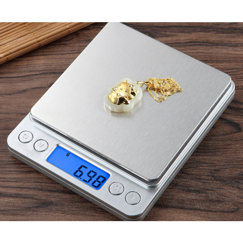 Buy S05 Digital Milligram Scale 500g/0.01g Portable Jewelry Scale Tare Powder  Scale Micro Scale for Powder Medicine Gold Gem Reloading - MyDeal