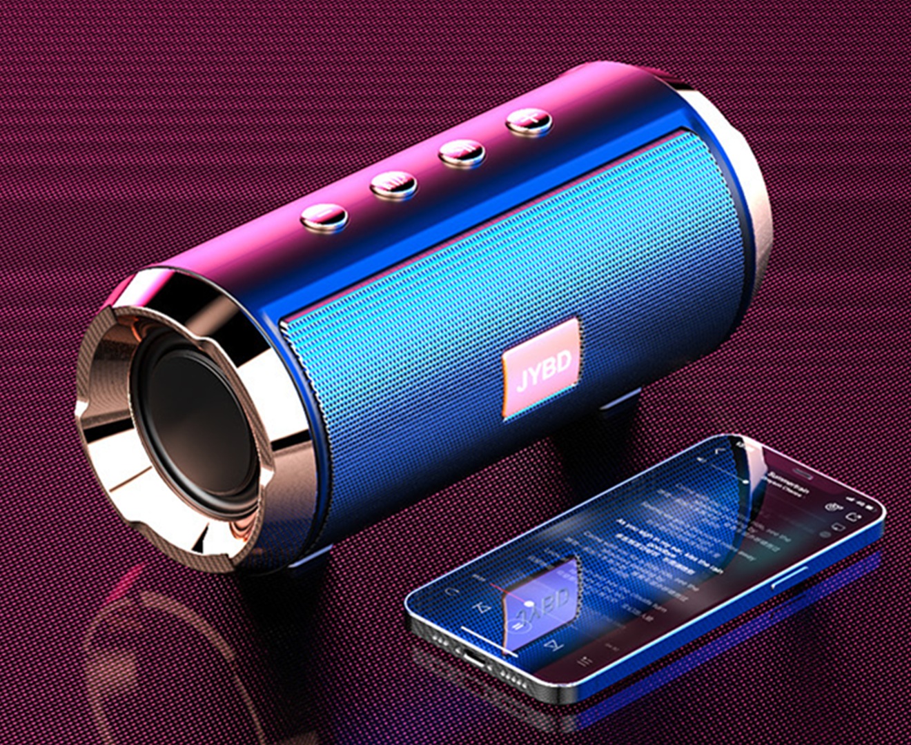 S63 1200mAh Wireless Dual Speakers 