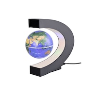 Shiny Magnetic Floating Globe Ornaments Colorful Hanging Globe Creative Living Room New Strange Creative Gift